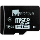 Strontium 16GB MicroSD Card (Class 10) (Black, 16 GB)