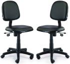 Adiko ADID 066 Computer Chair, Set of 2 (Black)