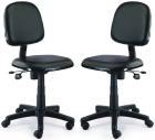 Adiko ADID 066 Computer Chair, Set of 2 (Black)