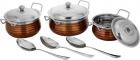 Classic Essentials Induction Bottom Cookware Set  (Stainless Steel)