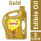 Saffola Gold, Pro Healthy Lifestyle Edible Oil, 5 L Jar