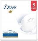 Dove Cream Beauty Bathing Bar, 100g (Pack of 8)