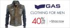 Flat 40% off on Gas clothings