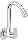 Prestige Waterfall Sink Cock Waterfall Sink Cock Chrome Silver platet Tap Faucet Bib Cock Angle Cock Pillar Tap Pillar Tap Faucet (Wall Mount Installation Type)