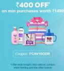 Rs. 400 Off on Min purchases worth Rs. 1499