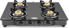 Ideale Quatre Steel Manual Gas Stove  (4 Burners)