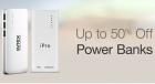 Up to 50% Off on Power Banks