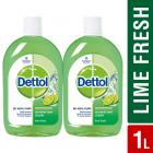 Dettol Disinfectant Multi-Purpose Liquid Lime Fresh- 500 ml(Pack of 2)