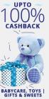 Get 100% Cashback on Toys, Gifts & more