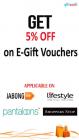 3% and 5% On GIFT VOUCHERS