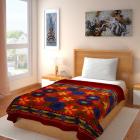 IWS Printed Single Blanket Multicolor  (1 Single Bed Fleece Blanket)