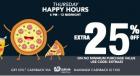 Happy Hour Sale : Upto 87% Off + Extra 25% Off + Extra 10% Cashback On Apparel & Accessories