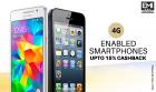 4G enabled phones upto 15% cashback