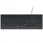 Zinq ZQ-1133 Full-Size Wired Keyboard with 104 Keys, 3 LED Lights and 1.5m Cable (Black)