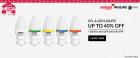CFL & LED Lights upto 40% off + extra 10% off on the app