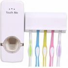 Touch Me Plastic Toothbrush Holder  (Multicolor, Wall Mount)