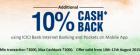 10% Cashback on all purchases made on Snapdeal App.