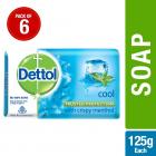 Dettol Cool Soap, 125 g (Pack Of 6)