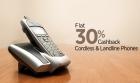 Landline & Cordles Upto 25% Off + Extra 40% Cashback