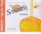 Santoor PureGlo Glycerine Soap, 125g (Buy 2 Get 1 Free)