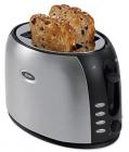 Oster TSSTJC5BBK 800-Watt 2-Slice Pop-up Toaster (Black/Steel Finish)