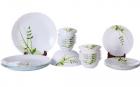 Larah Green Herbs Dinner Sets - 25 Pcs