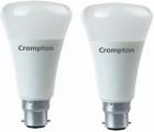 Crompton 10 W Standard B22 LED Bulb  (White, Pack of 2)
