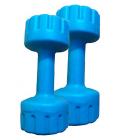 Aurion M1 Plastic Dumbell 1 KG x 2 (Blue)