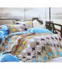 Azaani Abstract Design Beige Color Bedsheet