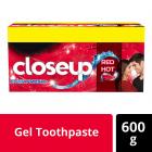 Closeup Ever Fresh Red Hot Gel Toothpaste - 150 g (Pack of 4)