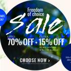 Upto 70% off + Extra 15% off on Rs. 1599 & above on Lingerie