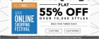 Flat 55% off for 3 days ( Clothing, Footwear, Accessories etc.)