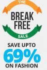 Upto 69% cashback on Fashion