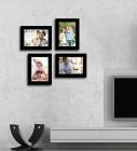 Wall Collage Black Fibre Wood Photo Frame by Art Street