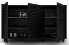 Wooden 3-Tier Shoe Cabinet