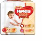 Huggies Ultra Soft Large Size Premium Diapers  (18 Pieces)