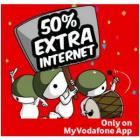 MyVodafone App – 50% Extra on Internet Data Pack