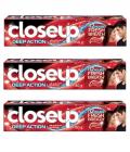 Closeup Deep Action Red Hot 150 Grams Pack of 3