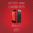 1,50,000 sets of Redmi 1S will be on sale tomorrow
