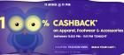 11 MINUTES @ 11 PM : 100% Cashback* on Apparel, Footwear & Fashion