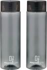Mastercool O2 Premium 1000 ml Bottle  (Pack of 2, Blue, Grey)