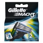 Gillette Mach3 Turbo Blades - 2 Cartridges