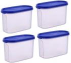 Tupperware - 1100 ml Plastic Food Storage  (Pack of 4, Blue, White)