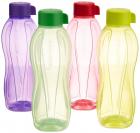 Tupperware Aquasafe Water Bottle Set, 1 Litre, Set of 4, Multicolor