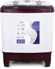 Sansui 6.5 kg Semi Automatic Top Load Washing Machine White, Maroon  (SISA65GMAW)