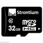 Brand New Strontium 32GB Micro SD Memory Card Class 10 MicroSDHC, Lowest Price