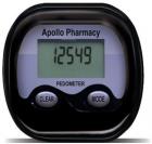 Apollo Pharmacy Pedometer Keep Walking(Black)