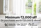 Extra Savings On Furniture Above Rs. 20,000
