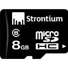 Strontium 8GB MicroSDHC Memory Card (Class 6)