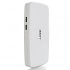MTT Airpower 13i High Capacity Dual USB Output 13000 mAH Powerbank (White)
